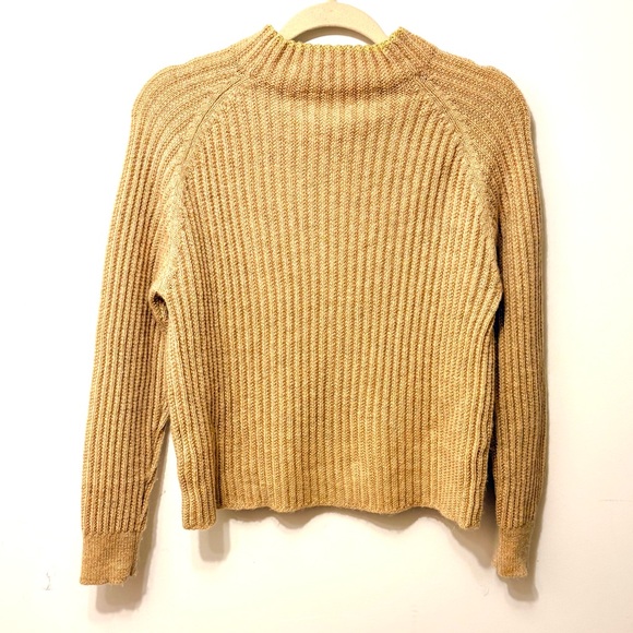 MUJI - Andean Wool Chunky Rib Women's Ribbed Sweater - Picture 4 of 8